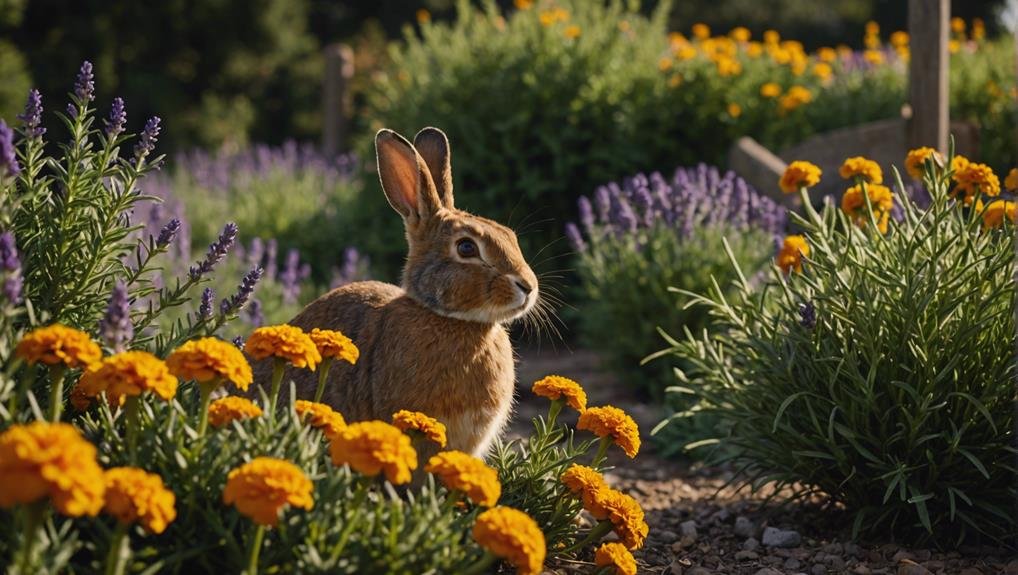 garden allies repel rabbits