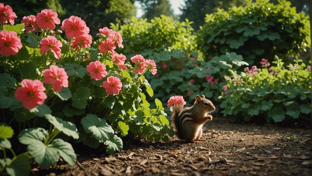 geraniums as natural repellents