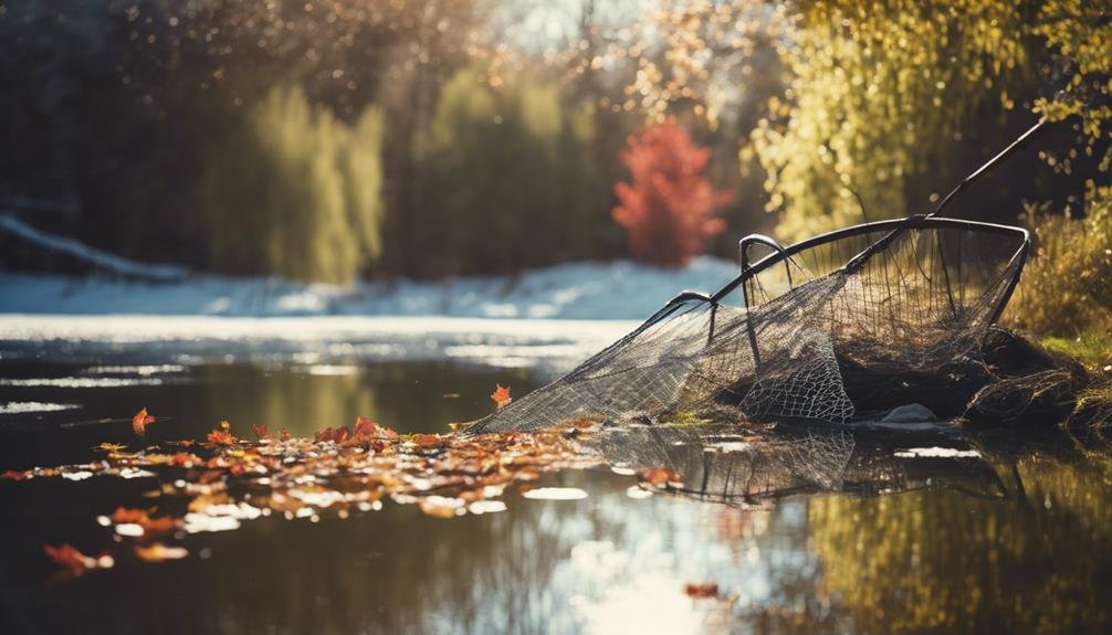 maintaining pond hygiene regularly