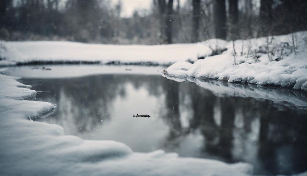 melting ice with water