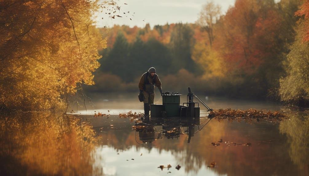 pond maintenance in winter