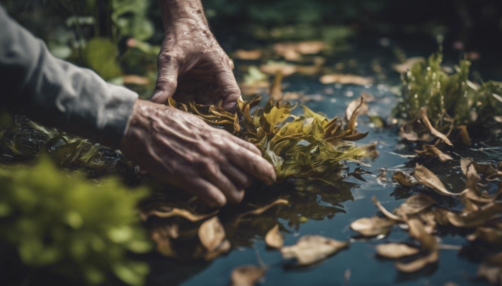 prune away wilted leaves