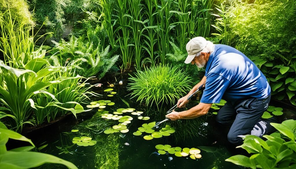 Pond Plant Care and Pruning