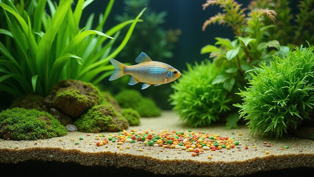 ammonia release from fish food