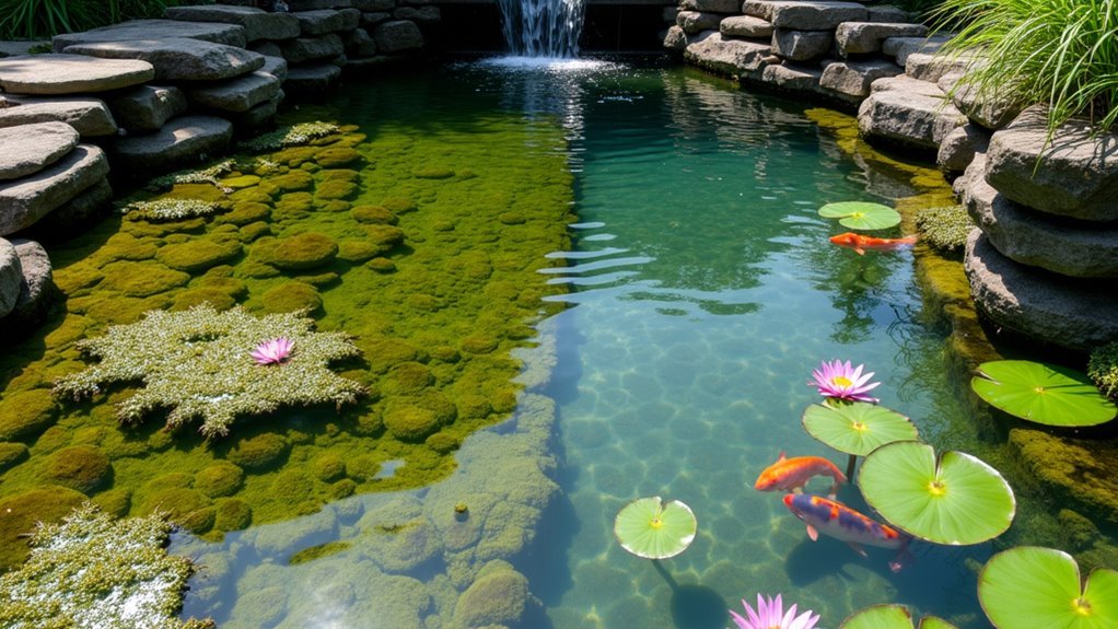 clear ponds control algae