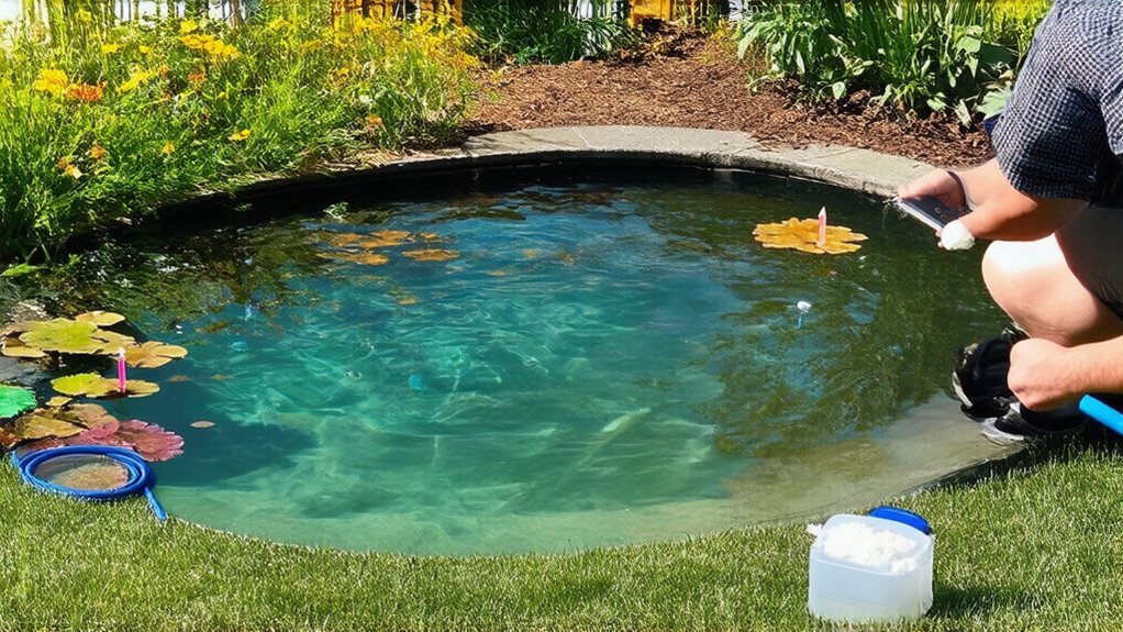 detecting hidden pond leaks