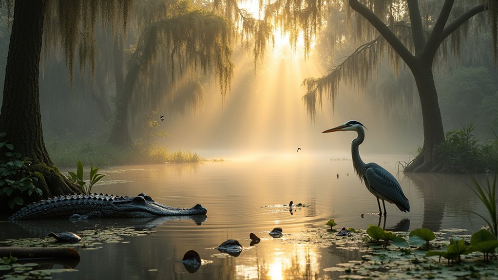 swamp ecosystem food chain