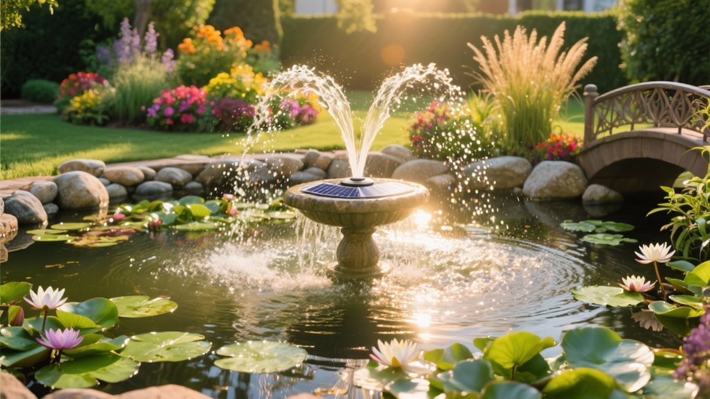 best solar fountains ponds