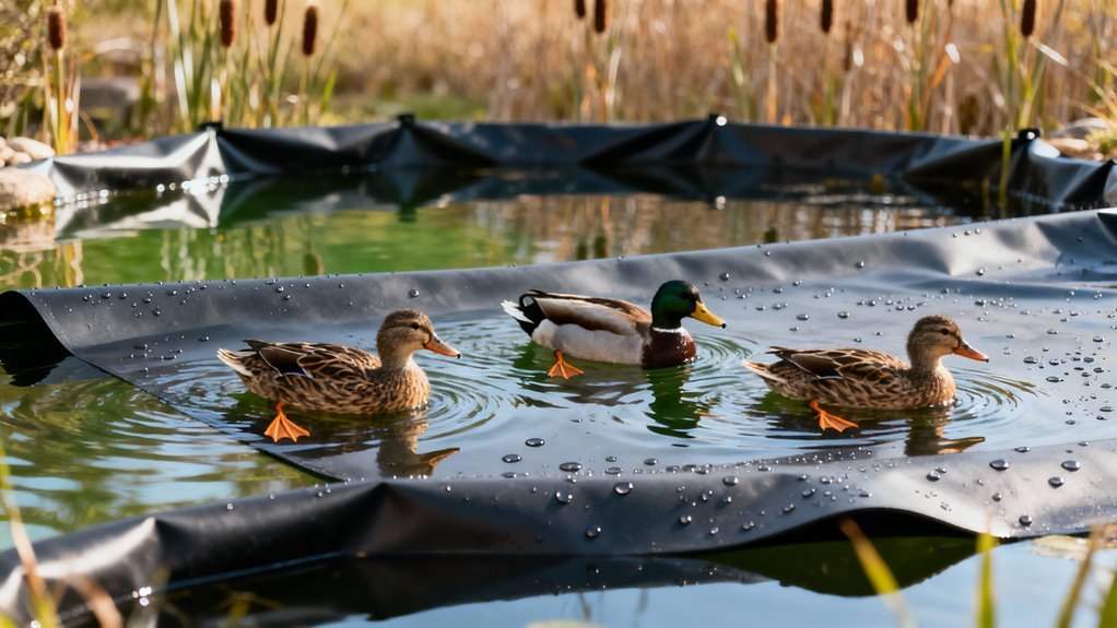 duck safe pond liners selection