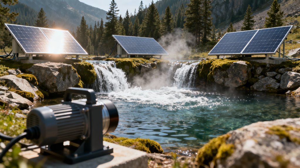 eco friendly solar pond pumps