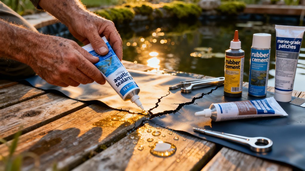 effective pond liner adhesives