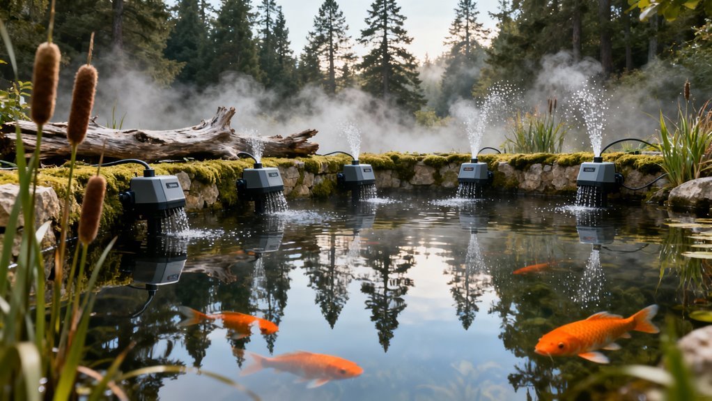 outdoor fish pond pumps