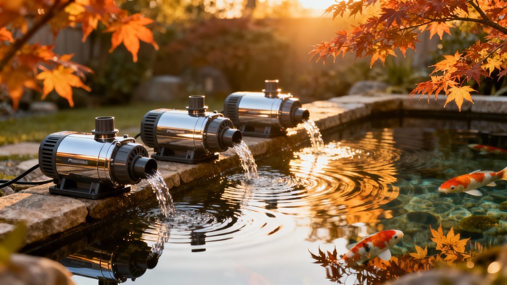 pumps for clear fish ponds