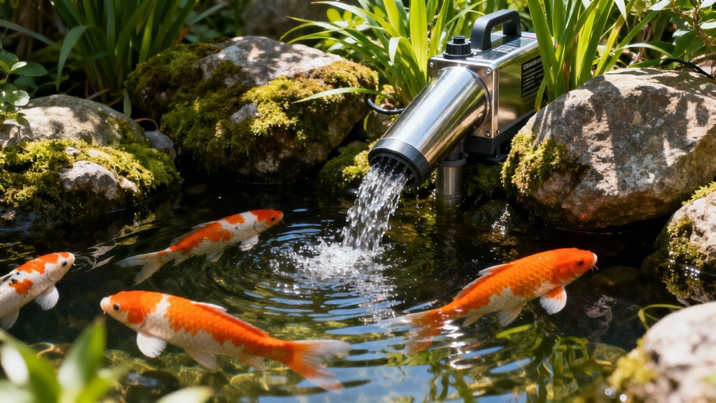 top koi pond water pumps