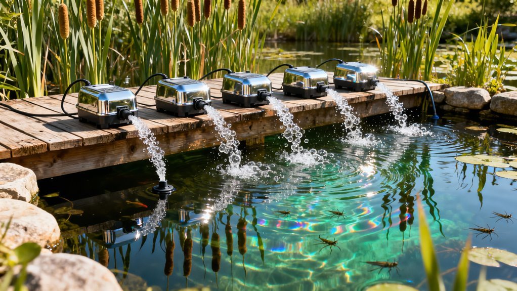 top pond aeration air pumps