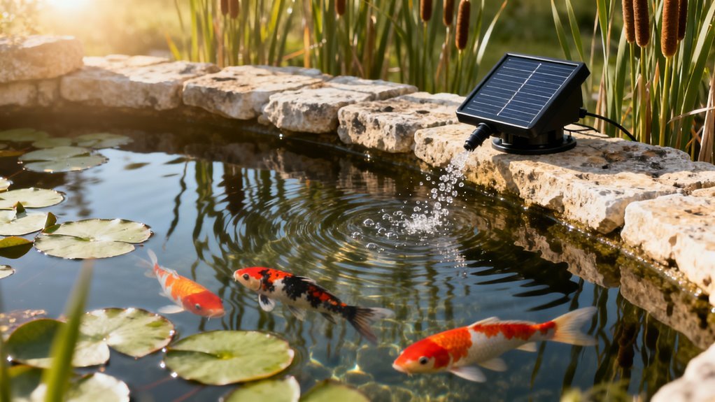 top solar pond air pumps