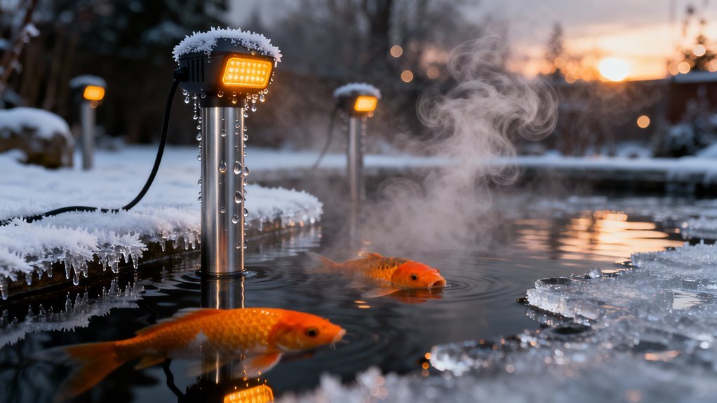 winter pond heaters guide
